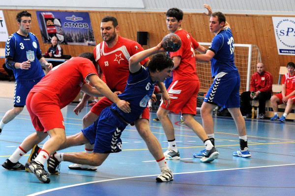 TJ Sokol Bělá - HK Slavia Praha  19:27 (8:13)