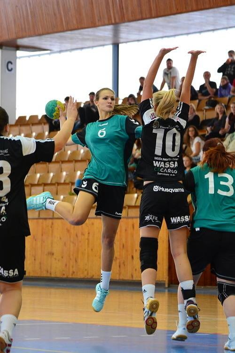 Lokomotiva Cheb – TJ Sokol Bělá pod Bezdězem 26:26 (11:14) - fotka 7