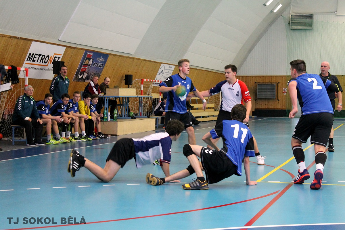 9.kolo II.ligy ml. dorostu: Sokol Bělá p.B. - Ledeč n.S. 23:18 ( 10:10 ) - fotka 9