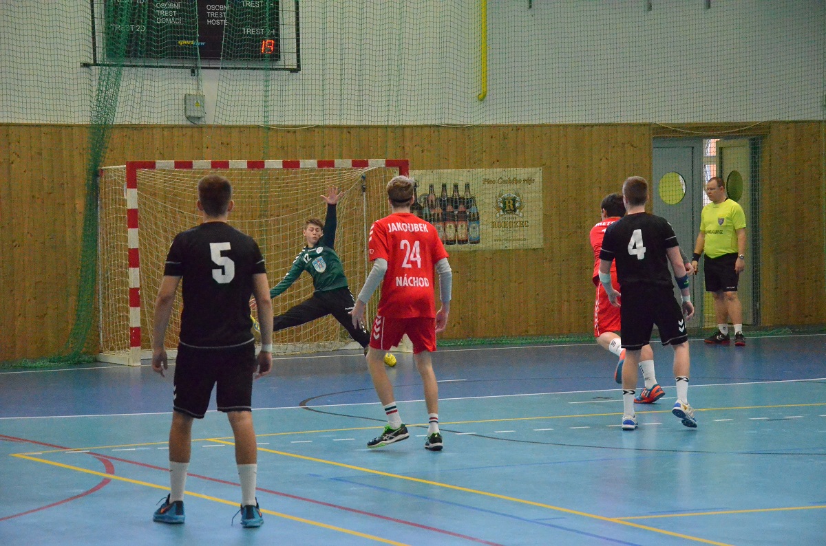 STD 2. liga: Sokol Bělá - TJ Náchod 16:16 (9:9) - fotka 3