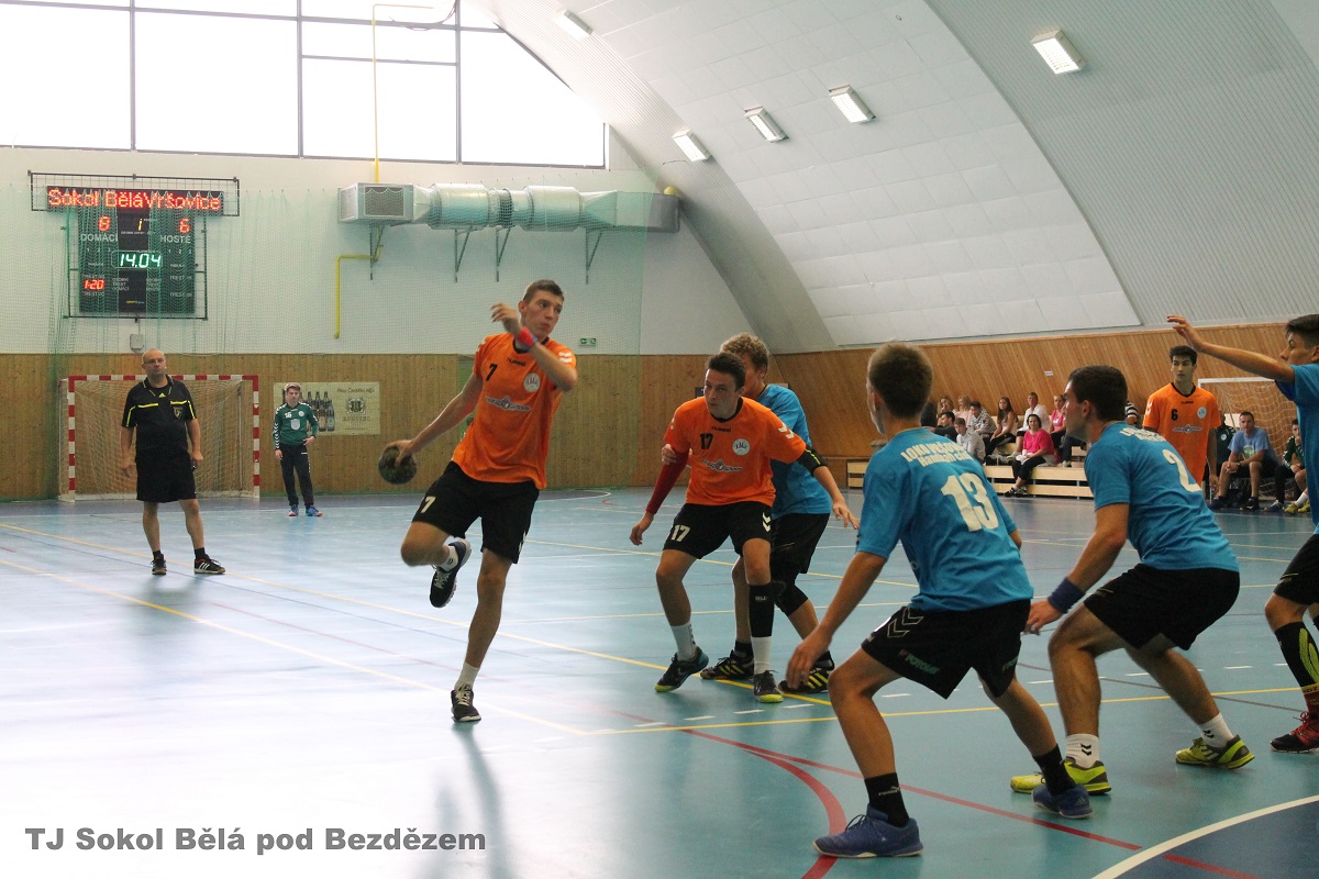 1.kolo II.ligy MLD: Sokol Bělá - Loko Vršovice 35:26 ( 14:12 ) - fotka 8