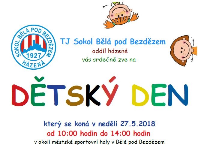 Pozvánka na DĚTSKÝ DEN.