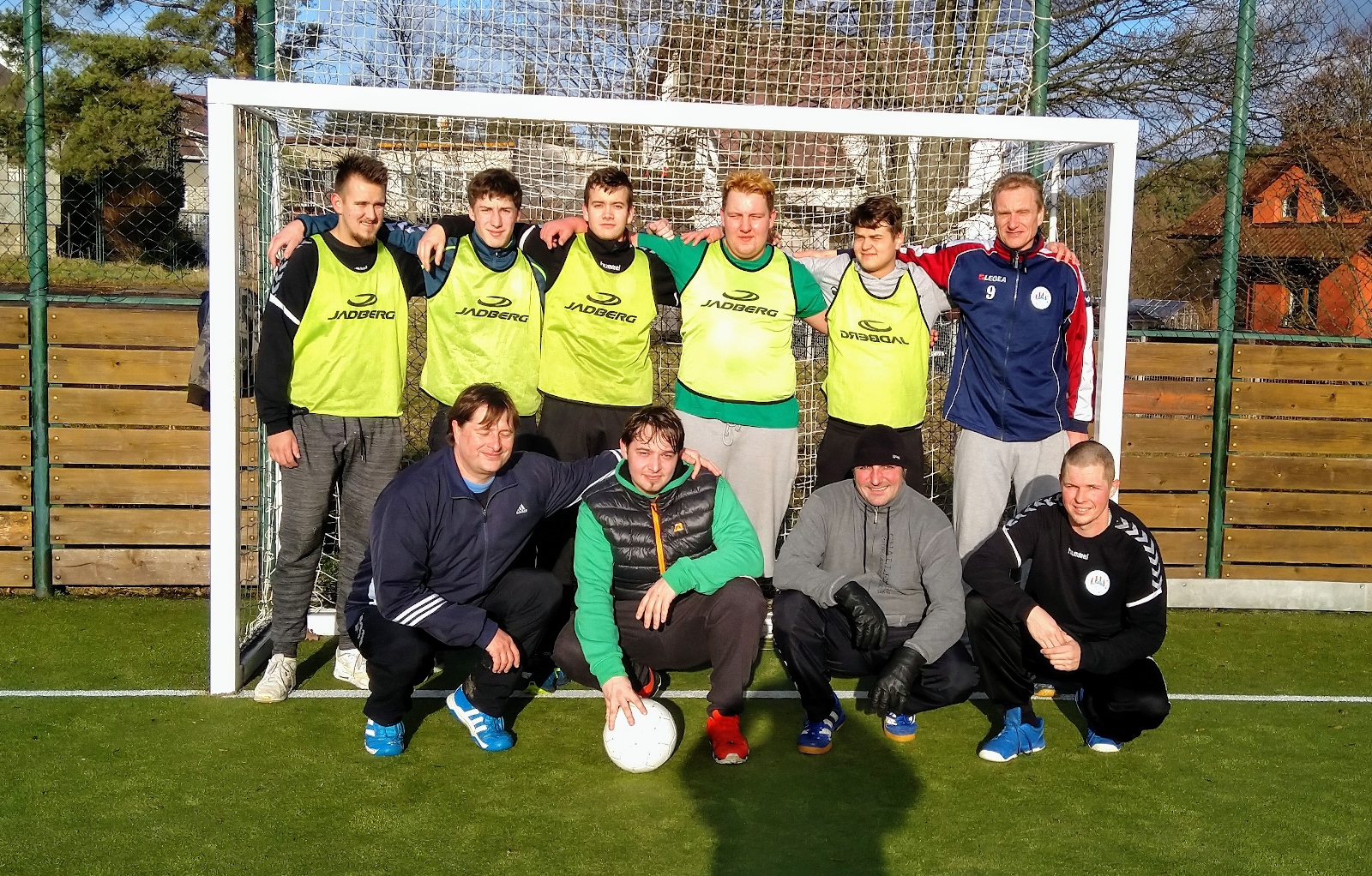 Silvestrovský fotbálek Staří - Mladí