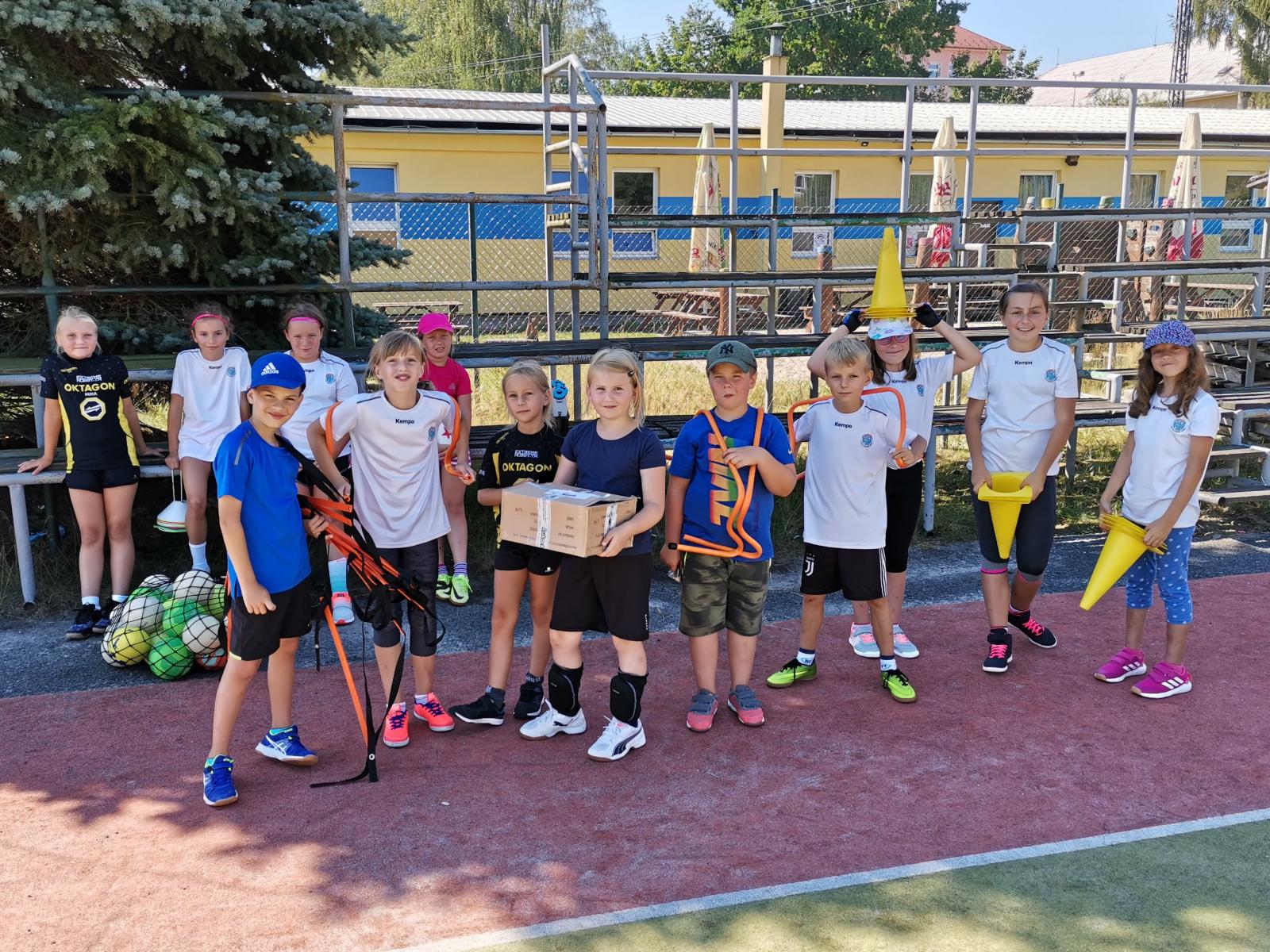 Soustředění mladších žaček a minižáků - Mimoň 2020 - fotka 6