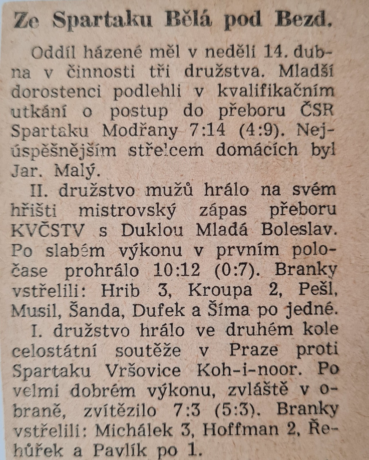 Sportovní medailon: Jaroslav Malý - fotka 17