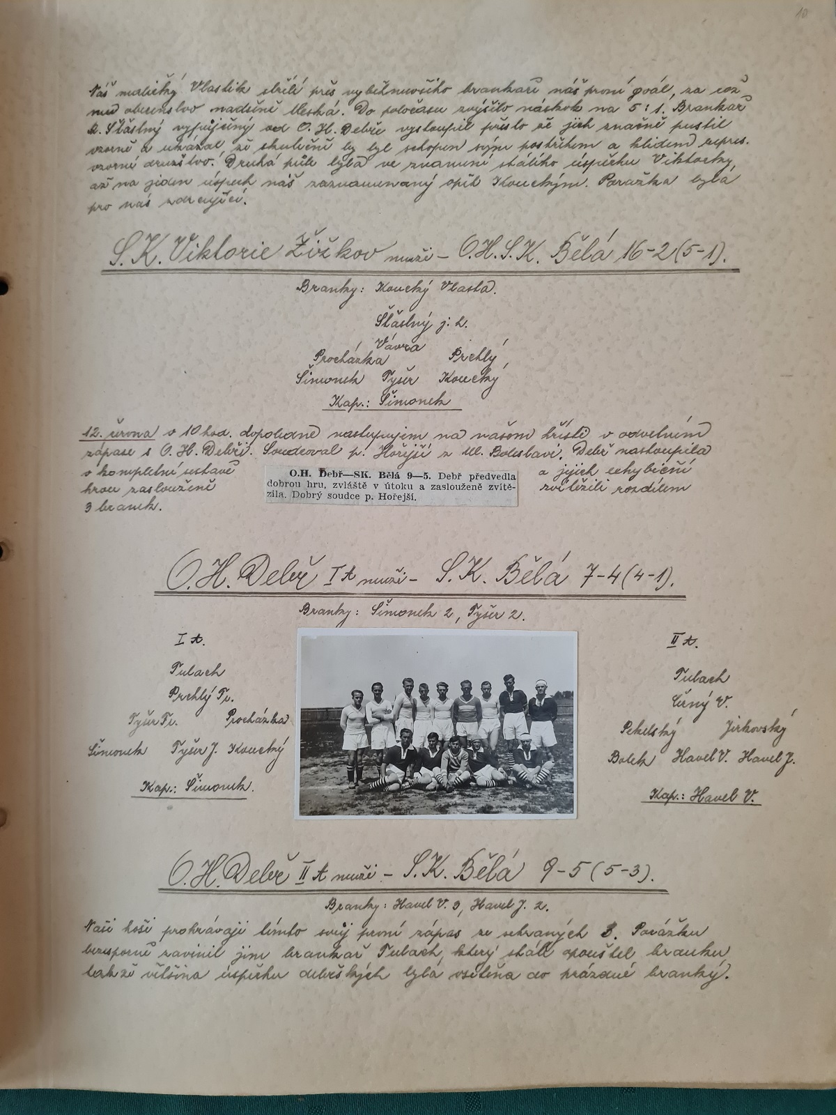 Oslavy 95 let házené v Bělé p.Bezd. - 18.6. 2022 - fotka 22