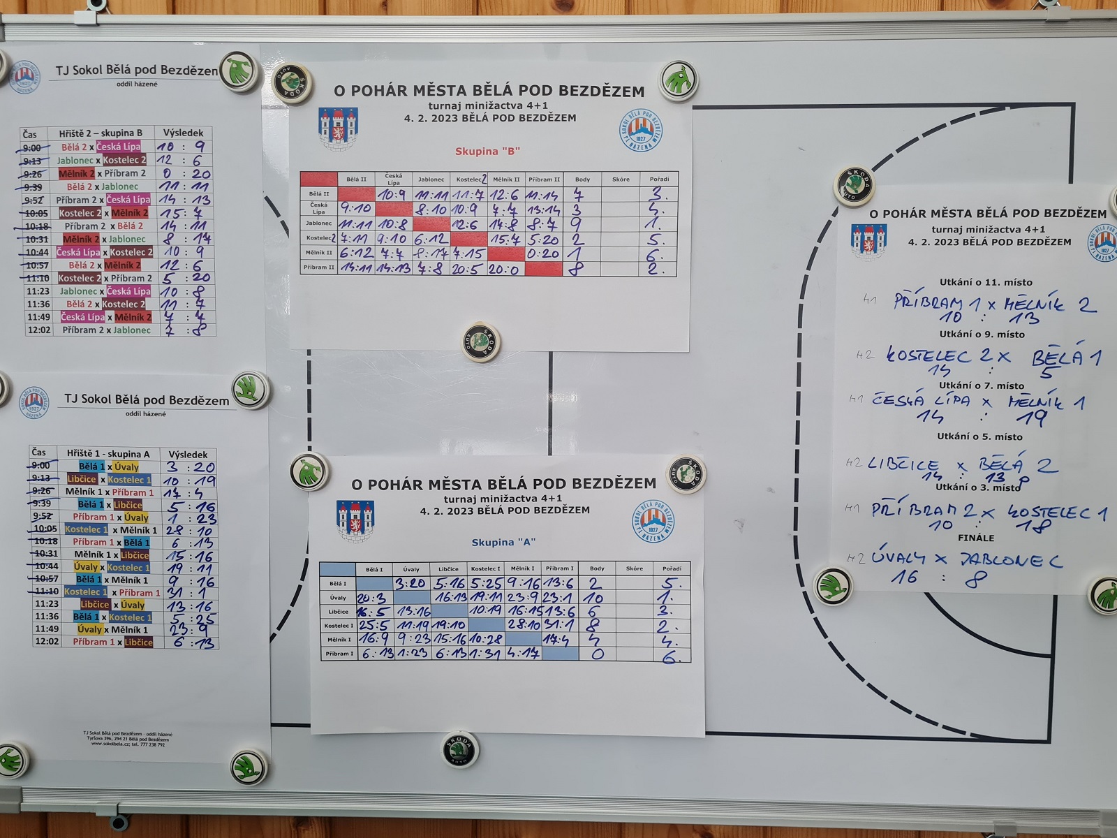 Fotky ze sobotního turnaje mini 4+1  v Bělé p.B. - fotka 4