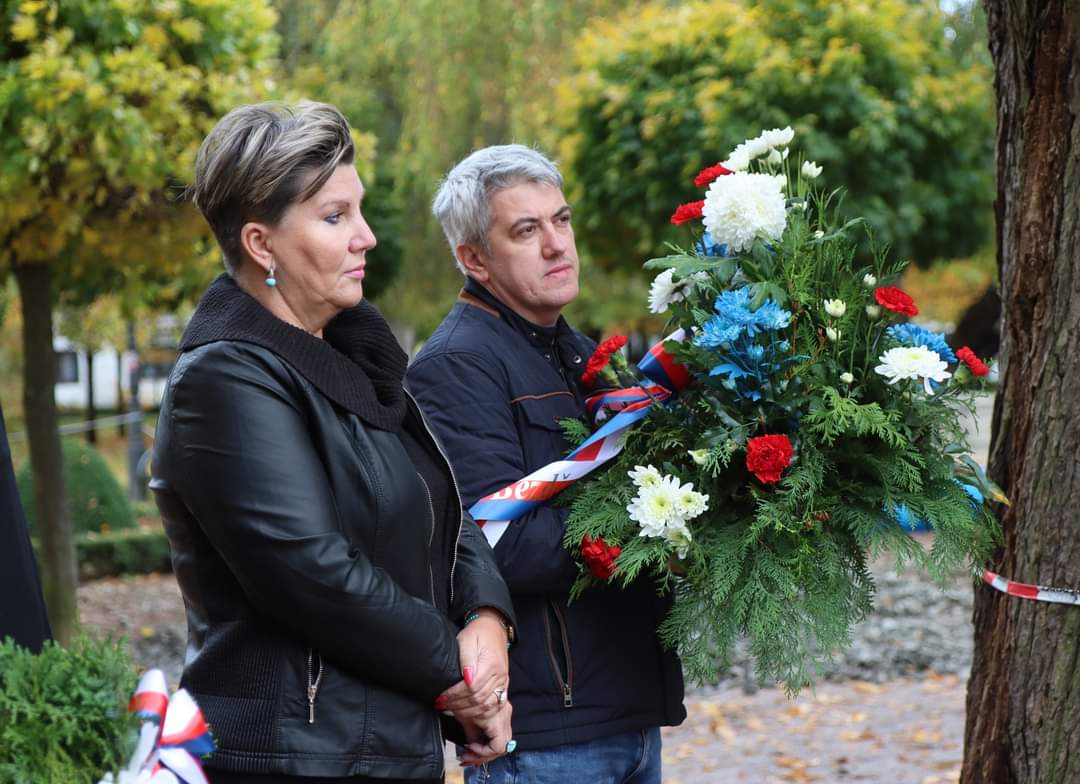 Pietní akt na Masarykově náměstí 28. 10. 2023