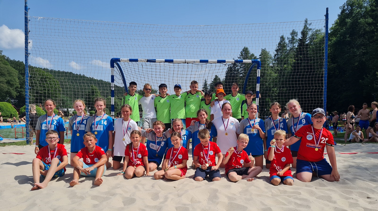 Vítězem 2.ročníku dětské plážovky tým Raptors