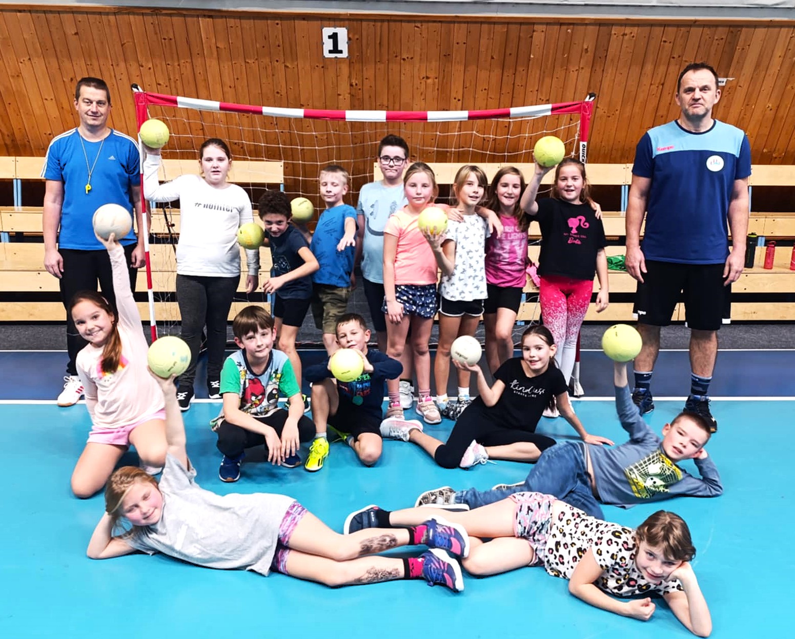 Ukázkové tréninky házené