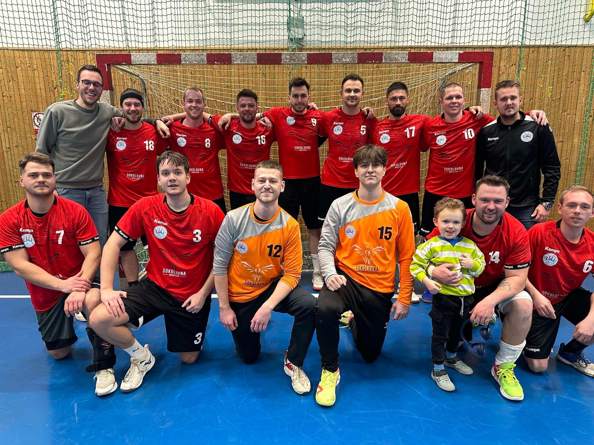 14.kolo 2.ligaSZČ Liberec Handball - TJ Sokol Bělá p./B. 30:25 (17:14)