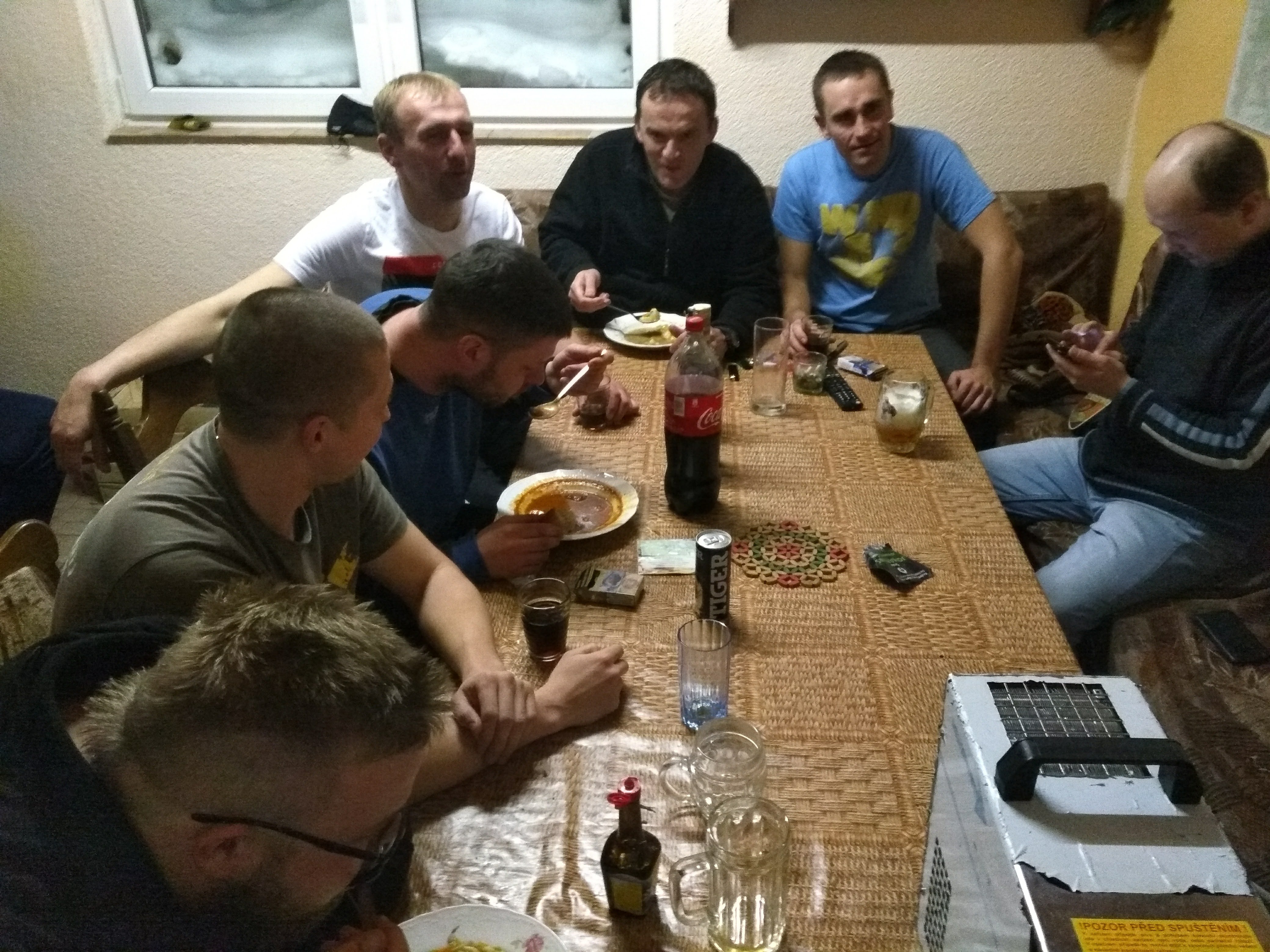 Jirka Roubal, David Kubíček, Václav Renza, Radim Vaněk, Stadnda Švec, Luboš Paulus a Lukáš Hentek